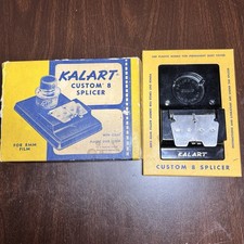 Kalart Custom 8 Splicer 8mm Film Editor Tool w/ Box Instructions Vintage USA