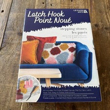 Leisure Arts Latch Hook Kit - Stepping Stones  Approx. Size 16"x12"