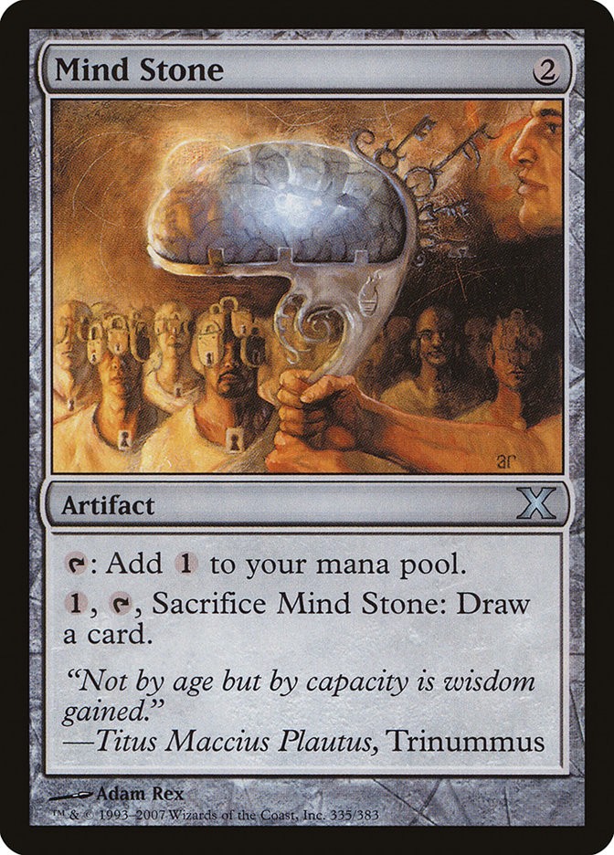 MTG Magic the Gathering Mind Stone (335/514) Tenth Edition MP