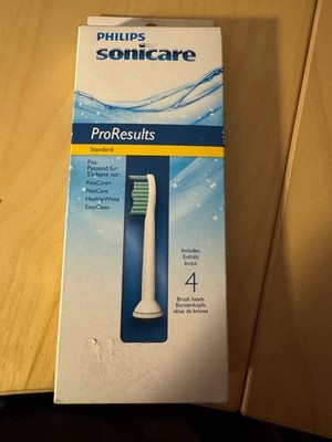 PHILIPS Sonicare, ProResults HX6014, Standard Bürsten, 4 er Pack Original