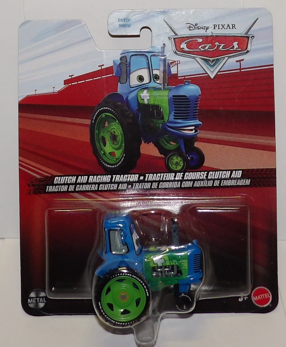 Disney Pixar Cars 3 ~ CLUTCH AID RACING TRACTOR ~ #121 Blue