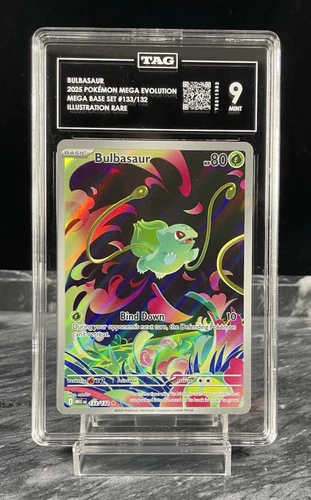 2025 Pokemon Mega Evolution #133 Bulbasaur - TAG 9
