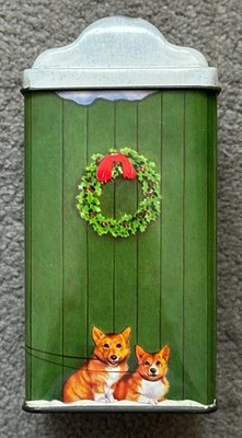 1980er Buckingham Palace, Pembroke Welsh Corgi Hunde, Guardsman Blech Spardose, sehr guter Zustand