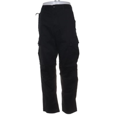 H&M, Cargohose, Größe: M, Schwarz, Baumwolle/Elasthan, Einfarbig, Herren #AAm