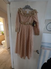 Disney Store Sleeping Beauty Princess Aurora Costume Child Sz 7/8