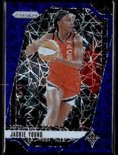 L27,124 - 2024 Panini Prizm WNBA Prizms Blue Velocity #1 Jackie Young