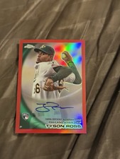 Tyson Ross 2010 Topps Chrome Red Refractor Auto Autograph #204 18/25