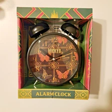 Wicked Desk Twin Bell Alarm Clock Battery Operated Analog Gift Idea