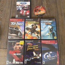 PlayStation 2 Lot Of 8 Games, Test Drive Gran Turismo Ford Racing + More Tested
