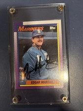 Edgar Martinez autographed 1990 Topps #148 Rookie Card. rookie card picture