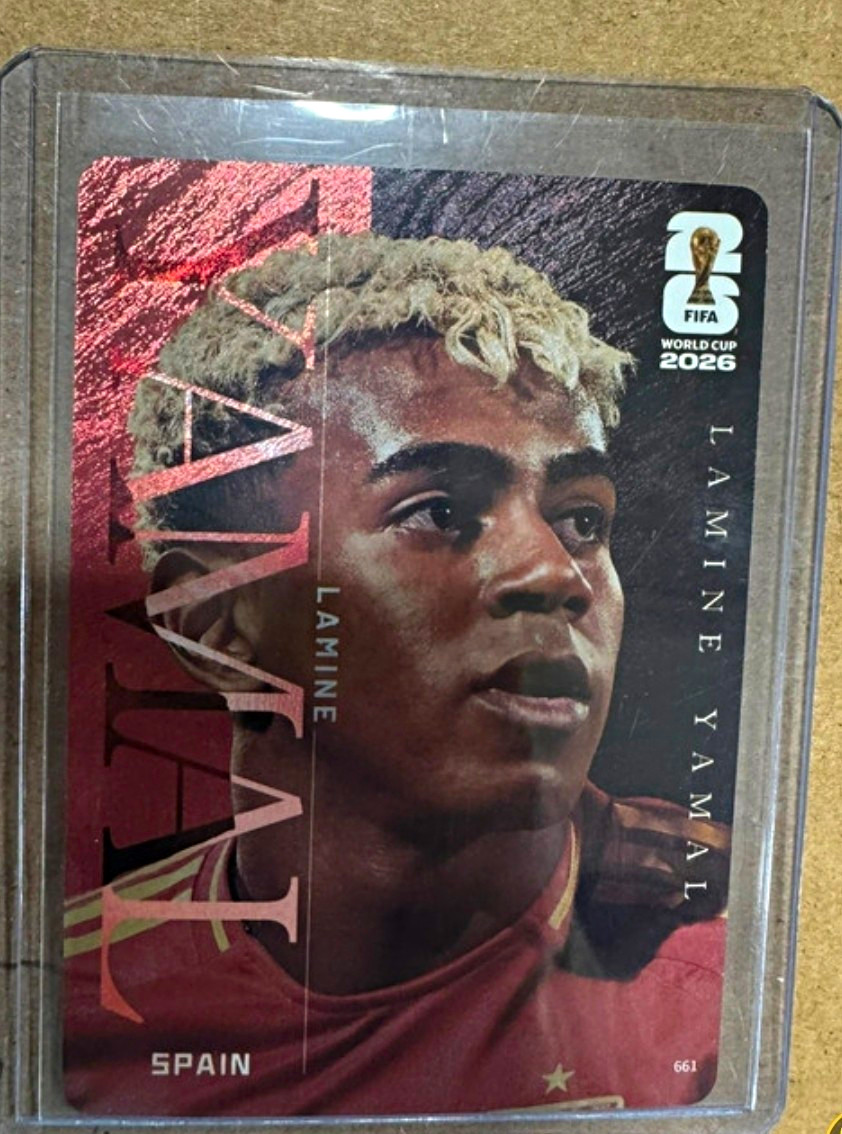 Panini FIFA World Cup 2026 Lamine Yamal Spain #661 Base Set Soccer Card