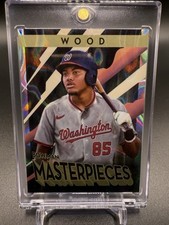 ⚾️🔥2022 Bowman James Wood (RC) Masterpieces Gold Lava Refractor /50🔥⚾️