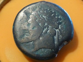 ROYAUME de NUMIDIE MASSINISSA ou MICIPSA UNITE AU CHEVAL RARE ! 17 37gr !
