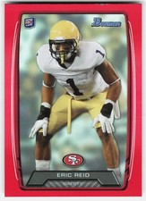 2013 Bowman Rainbow Red Eric Reid Rookie #159 49ers RC,/199
