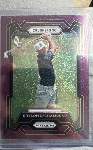 Bryson DeChambeau [Purple Pulsar] #35 2024 Panini Prizm LIV card