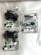 3 Netflix FAST  FURIOUS Spy Racers 2020 McDonald's TOYS 3, 4 sealed packaging