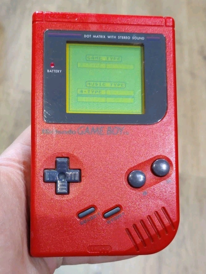 Console Nintendo Game Boy Fat Rouge Gb Red