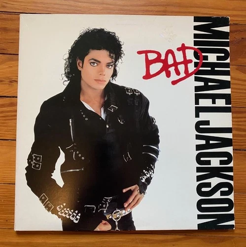 Michael Jackson - Bad VINYL LP  1987 1st Pressing Epic ‎–OE 40600 Nice