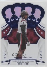 2020 Panini Chronicles Draft Picks Crown Royale Mirror Blue Javon Kinlaw #12 0q3