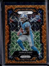 2023 Panini Prizm Jahmyr Gibbs RC Lazer Rookie #331 Lions