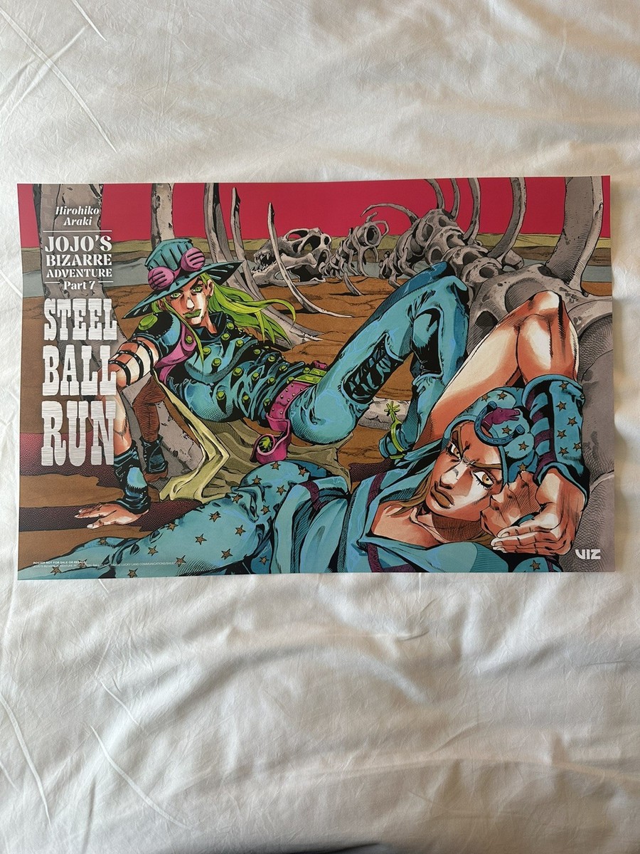 STEEL BALL RUN Anime Expo SDCC 2025 POSTER JoJo's Bizarre