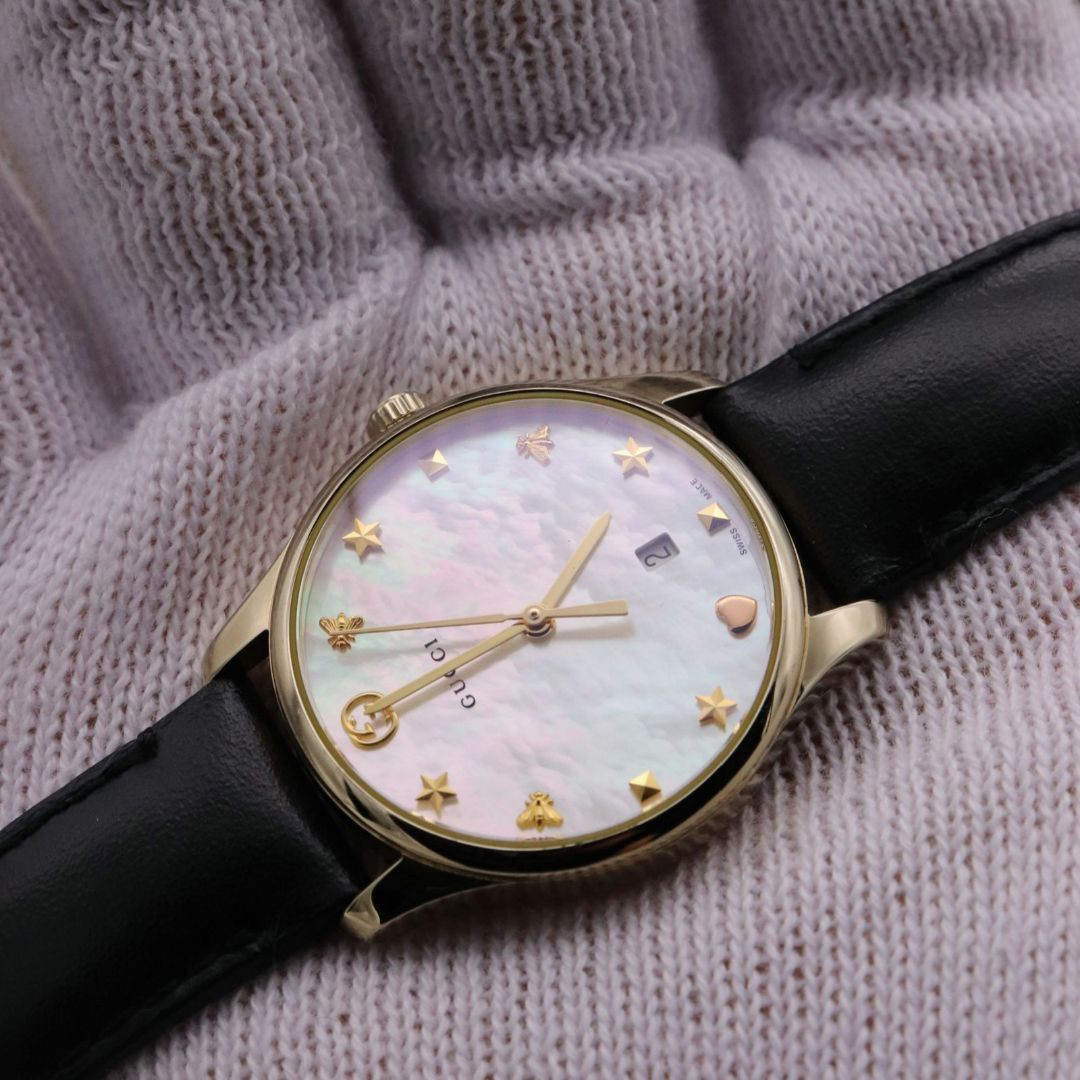 Gucci G Timeless 126.5 Analog Quartz Women Genuine New Gucci G Timeless 126.5 Analog Quartz Women Genuine New