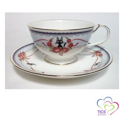 Noritake Cup and Saucer for Coffee and Tea 190cc Kiki's Delivery Service Design