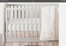 Potterybarn Monique Lhuillier Ethereal Tulle Crib Skirt