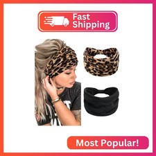 TERSE Headbands for Women Wide Head Bands Non Slip Boho Women  s Hair Band Fashio