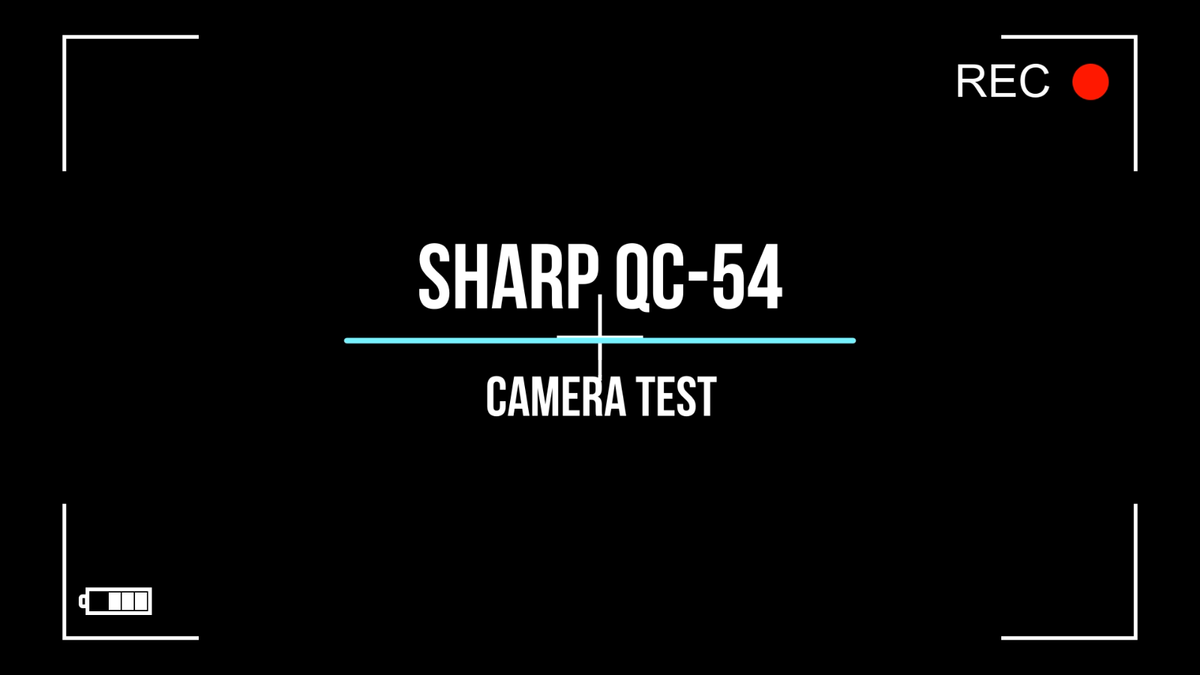 Vntg Sharp QC-54 Color Video Camera Newvicon Camcorder Retro 80s