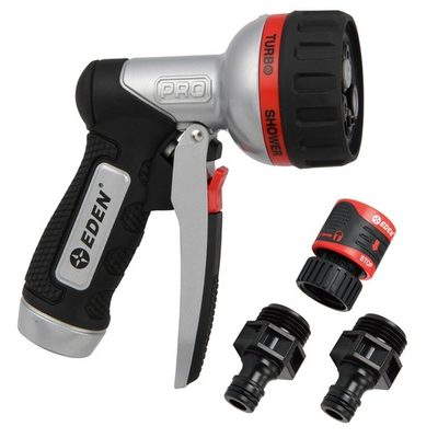 #ad Pressure Spray Nozzle for Hose Heavy Duty Eden 94833 Metal Front Trigger Turbo $46.99