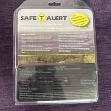 Safe-T-Alert 35-742-BL Black Flush Mount Carbon Monoxide Propane Gas Alarm RV