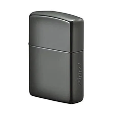 ZIPPO zippo oil lighter zippo black titanium coating mirror armor zippo No fuel