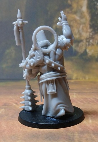 Unbranded Bishop of Purified Blood Miniature Cultist 3d Printed Unpainted D&D - Picture 2 of 2