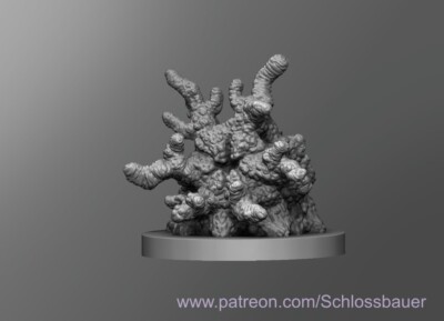 Immature Slime Mold Fungus Monster Manual 28mm Scale DND D&D Tabletop Miniature