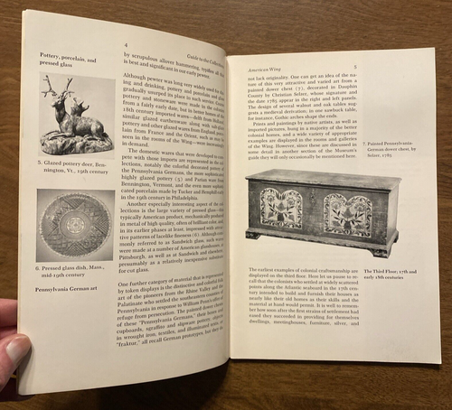 THE METROPOLITAN MUSEUM OF ART "THE AMERICAN WING" BOOKLET 1961 Old Furniture - Imagen 7 de 17