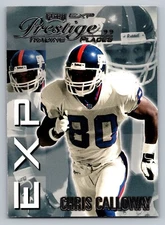 CHRIS CALLOWAY (1990-2000) NFL - CHOOSE YOUR CARD! - New York Giants