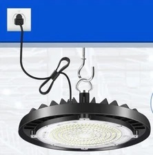 150W LED High Bay UFO Light 5000K Factory Warehouse 120V