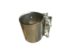 Doppelschelle Edelstahl Auspuffschelle Rohrverbinder  Ø 51 mm  2" / L 88mm