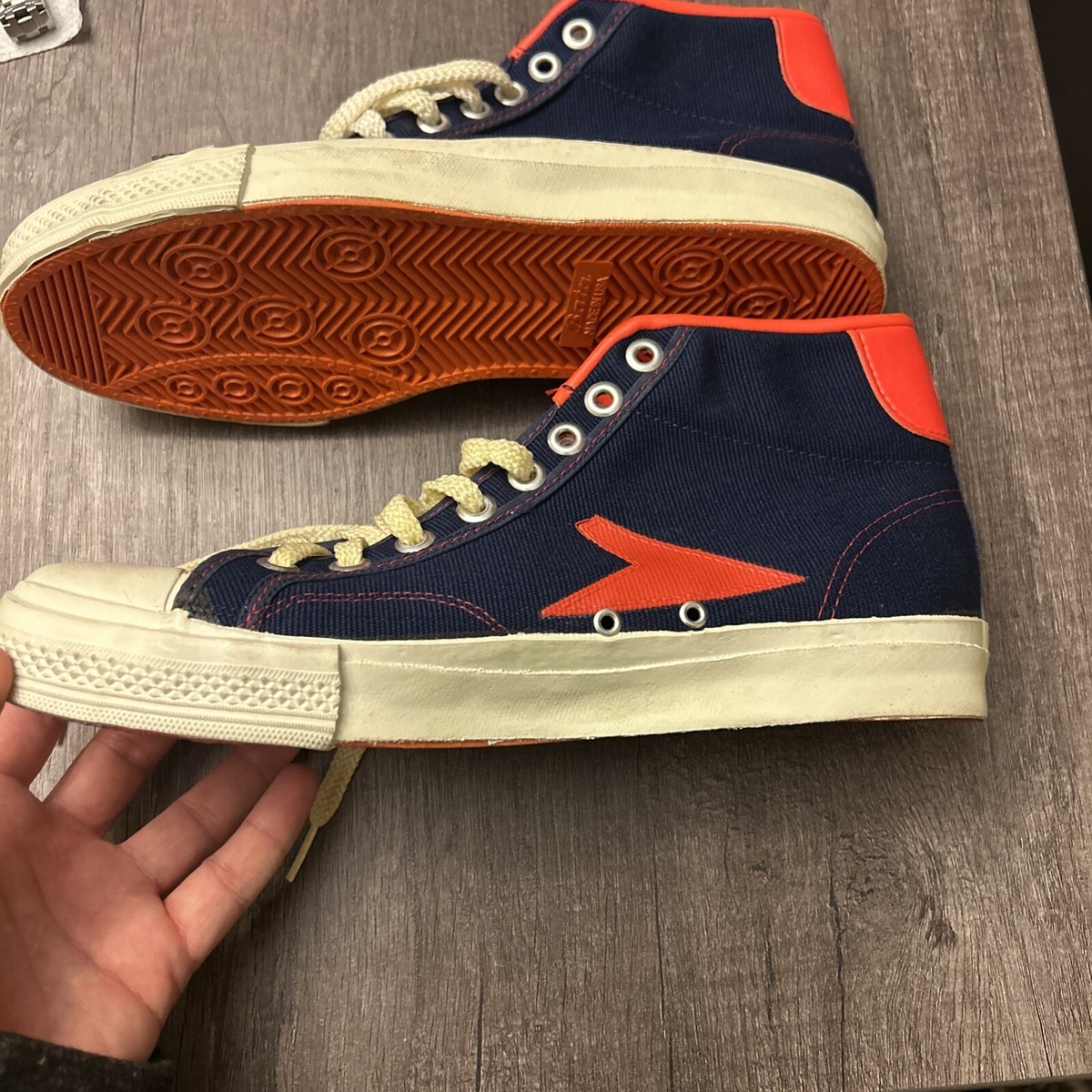 Vintage 1970s Wilson Bata Hotshot High Top Basketball Shoes | eBay