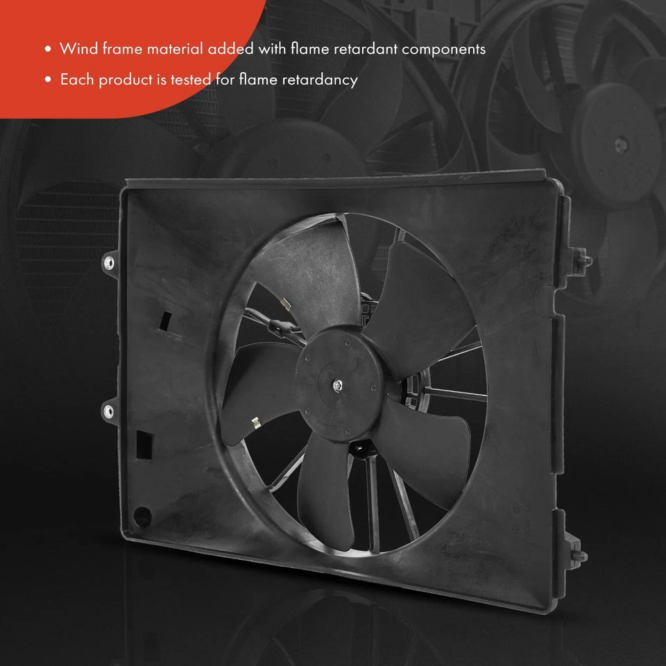 3x Radiador e AC Condensador e Kit de Ventilador de Refrigeração para Honda Ridgeline 2006 2007 2008 - Imagem 4 de 4