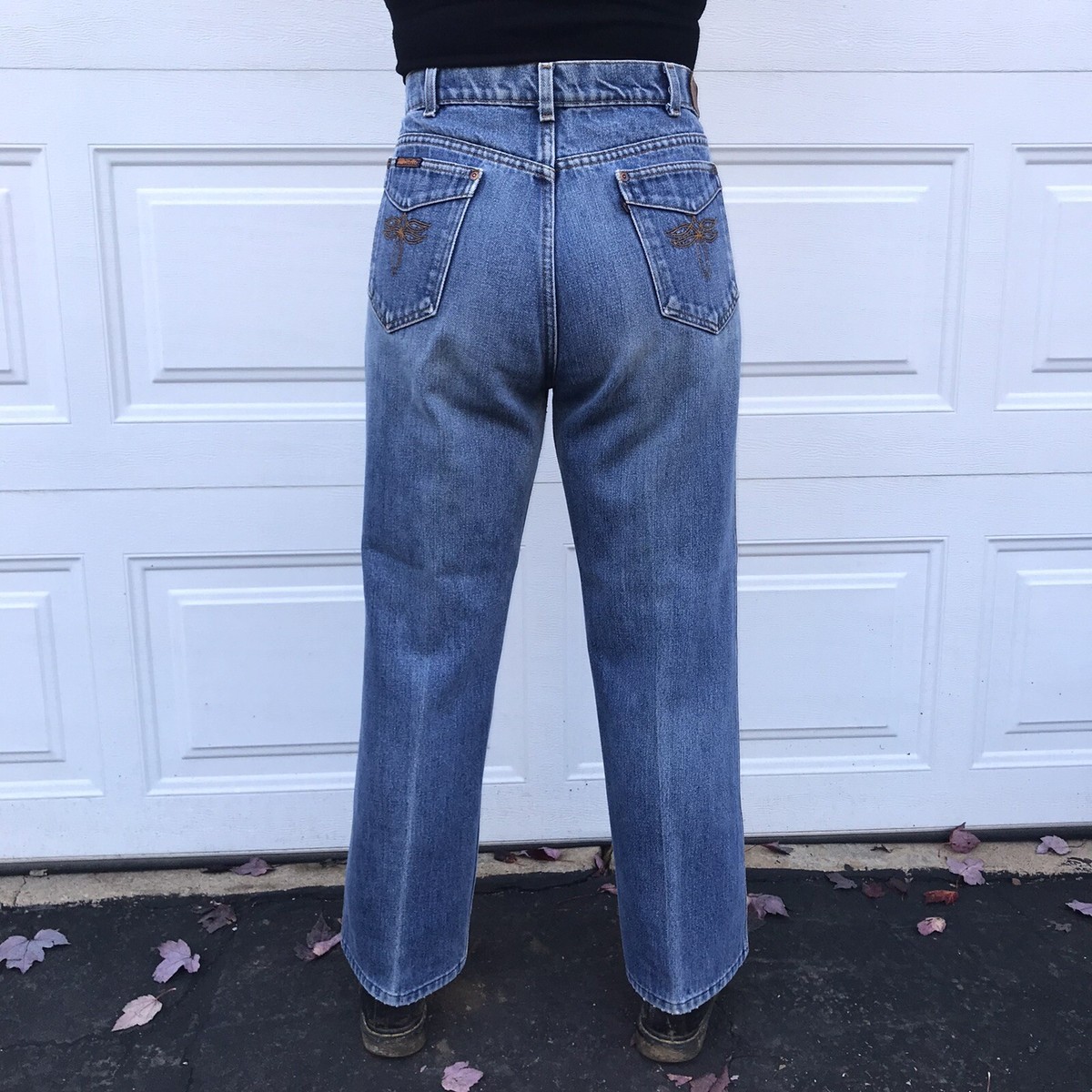 Levis Movin On Label Denim Jeans 1970s Perfect Vtg Vintage Pocket Stitch 36 X 30 View 4
