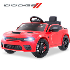 Dodge Electric Ride on Cars for Kids, Dodge Charger SRT Powered Ride on Toys Ca