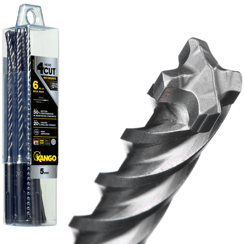 Kango Pack of 6 x 5mm x 160mm K4 SDS 