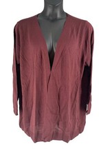 Denim Co. Long-Sleeve Open-Front Cardigan SimplyDivineWine