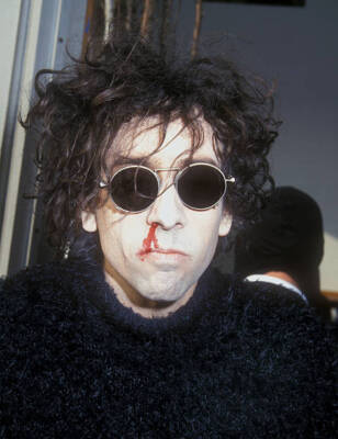 Tim Burton during Tim Burton's ''The Nightmare Before Christmas'' .. Old Photo 5