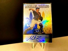 Michael Mike Zunino Auto 2012 Hoja Azul Valiente 23/25 En Tarjeta Autógrafo ENVÍO GRATUITO