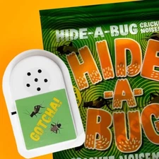 Hide A Bug Cricket Noisemaker - Jokes, Gags and Pranks (Packaging May Vary)