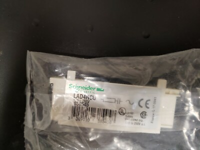 Schneider LAD4RCU Transient Suppressor for LC1D09-LC1D38, 110-250 VAC, Qty 1 