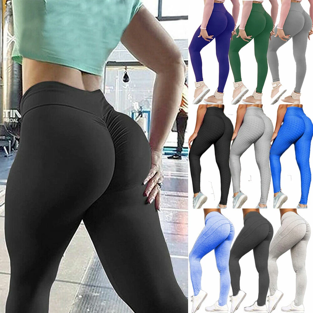 Women High Waist Butt Lift Fitness Leggings Sports Workout Gym Yoga Pants  TikTok